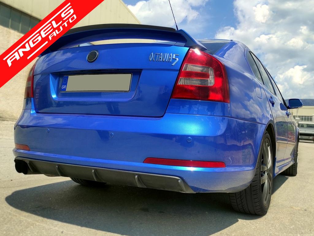 Difuzor Bara Spate compatibil cu Skoda Octavia II (2004-2009) Bara Standard sau V-RS - imagine 7