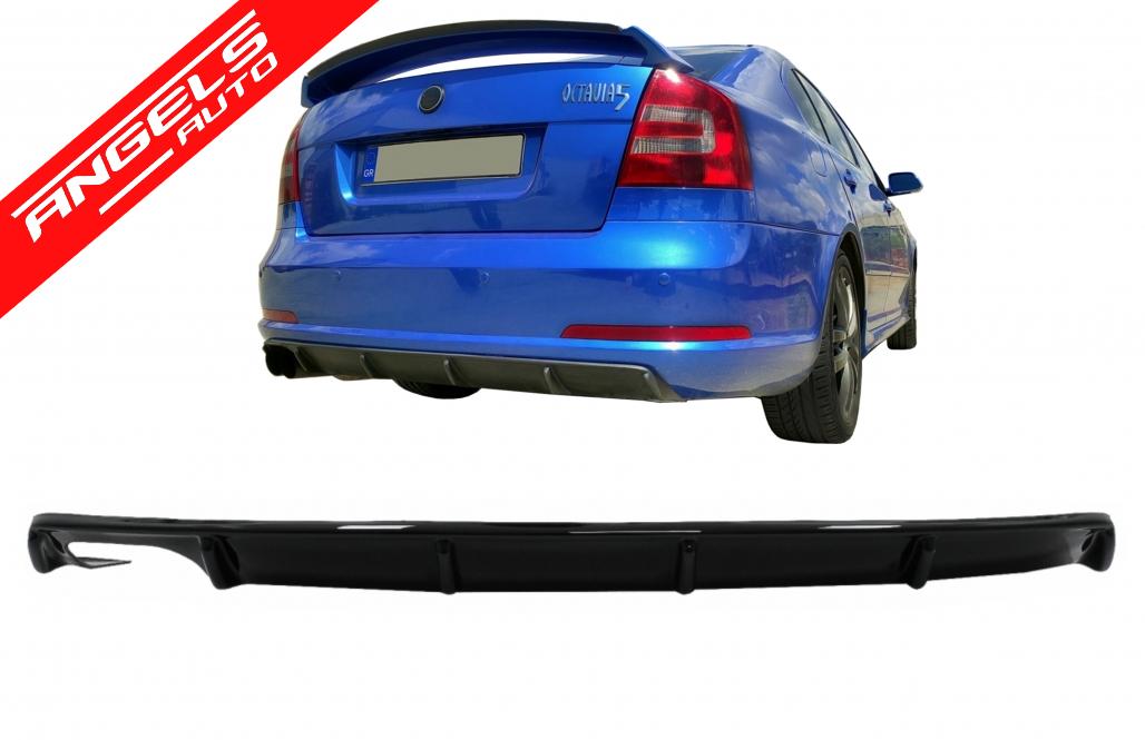 Difuzor Bara Spate compatibil cu Skoda Octavia II (2004-2009) Bara Standard sau V-RS - imagine 8