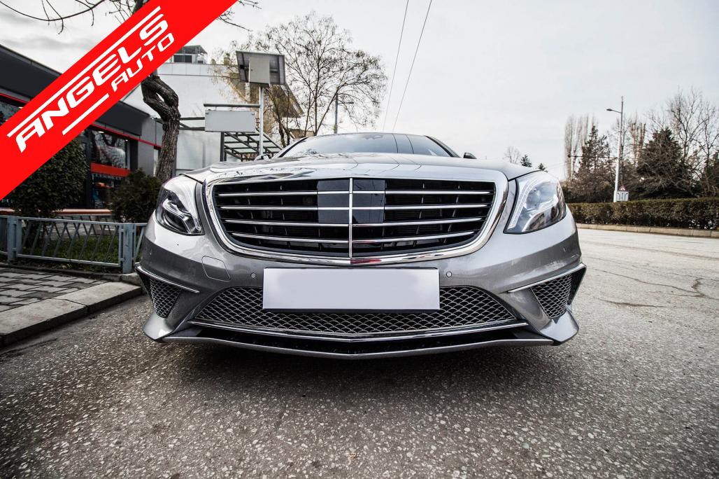 Kit compatibil cu Mercedes S-Class W222 (2013-2017) S65 Look - imagine 6