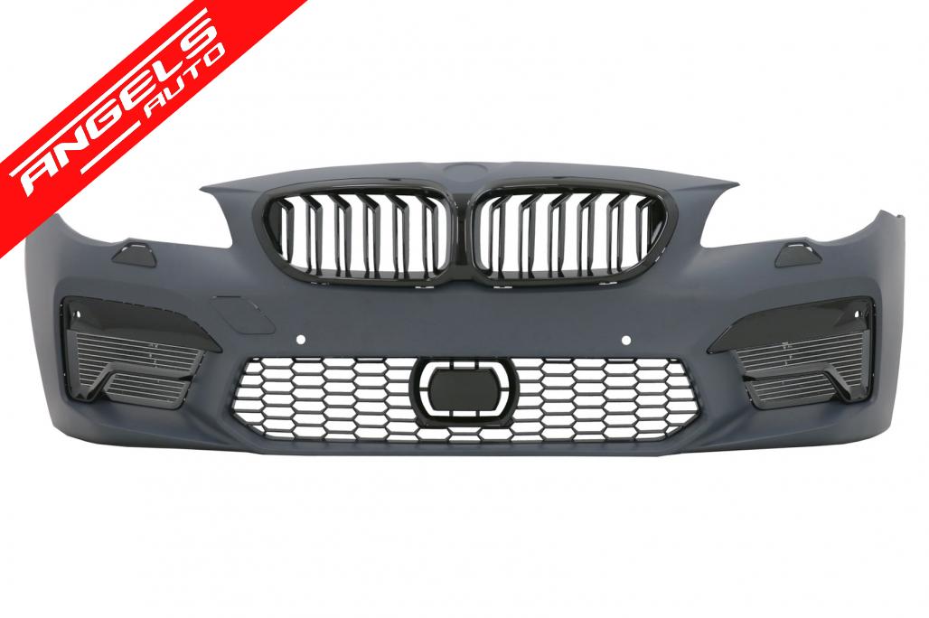 Bara Fata Grila Centrala compatibila cu BMW Seria 5 F10 F11 (11-17) M5 G30 2020 Look