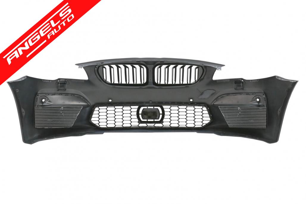 Bara Fata Grila Centrala compatibila cu BMW Seria 5 F10 F11 (11-17) M5 G30 2020 Look - imagine 4