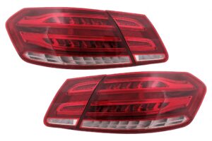 Stopuri compatibile cu Mercedes E-Class W212 (2013-2016) Semnal Dinamic Rosu LED BAR