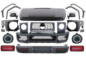 Pachet Exterior compatibil cu Mercedes W463 G-Class (2008-2017) Conversie 2018+ G63 Look