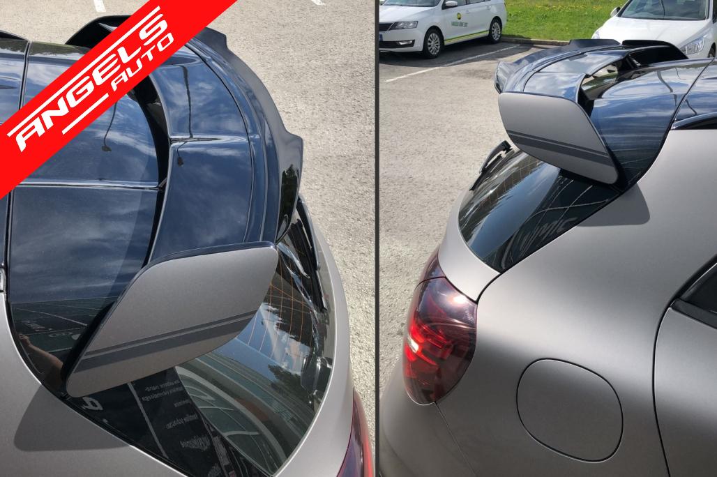 Extensie Eleron Luneta compatibila cu Mercedes W176 W177 X156 H247 Negru Lucios (copiază) - imagine 6