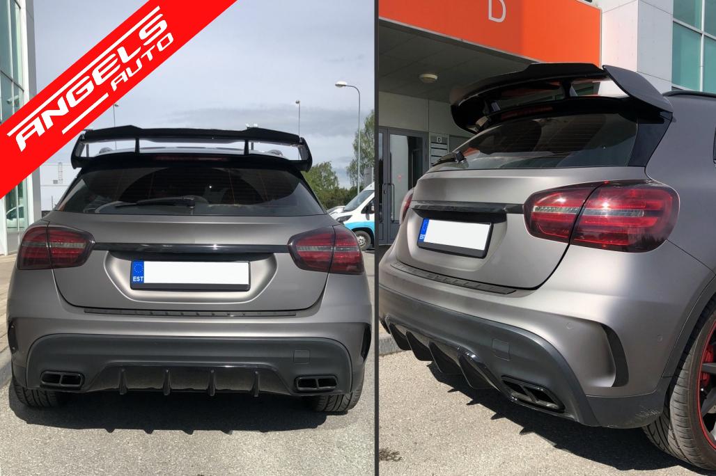 Extensie Eleron Luneta compatibila cu Mercedes W176 W177 X156 H247 Negru Lucios (copiază) - imagine 7