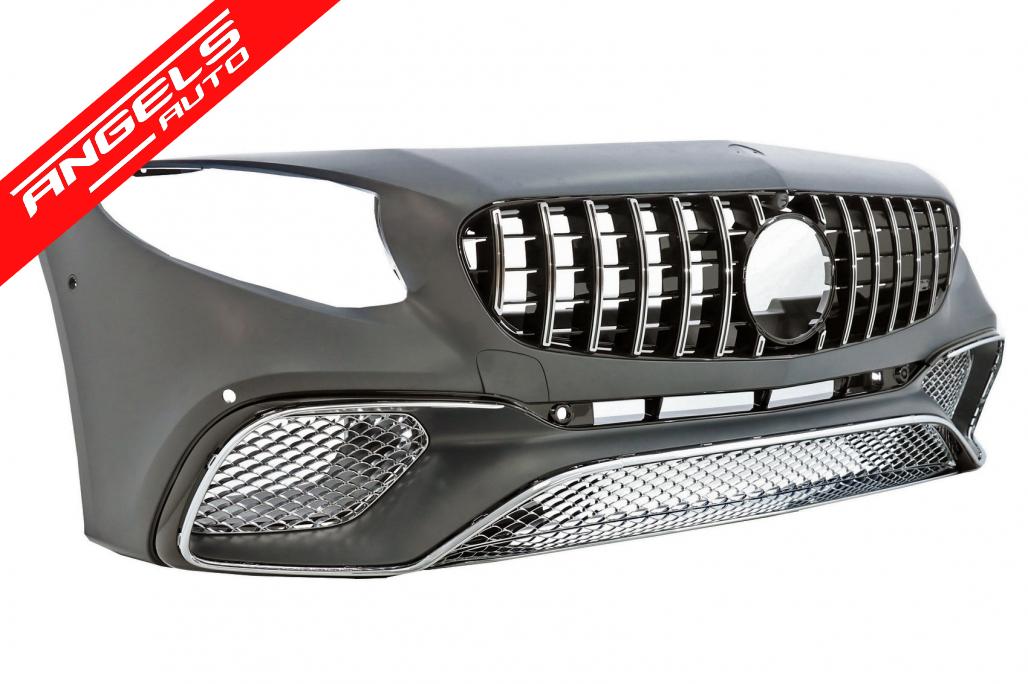 Pachet Exterior compatibil cu Mercedes S-Class C217 Sport Line (2015-2021) S63 Look - imagine 3