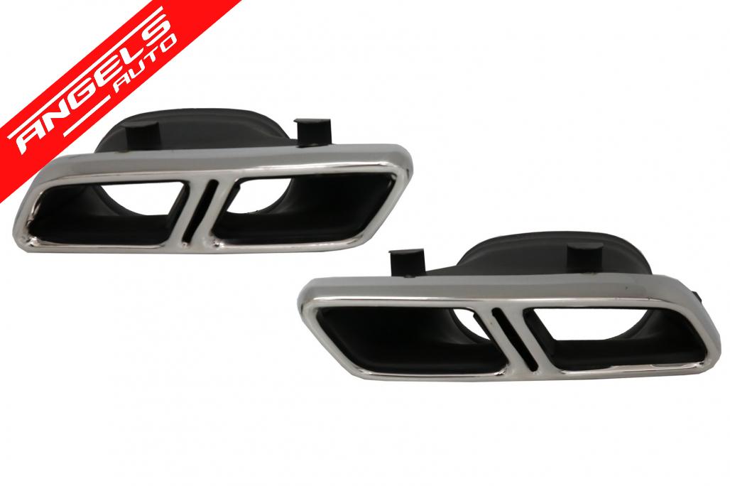 Pachet Exterior compatibil cu Mercedes S-Class C217 Sport Line (2015-2021) S63 Look - imagine 6