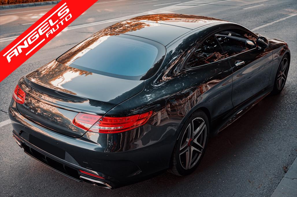 Pachet Exterior compatibil cu Mercedes S-Class C217 Sport Line (2015-2021) S63 Look - imagine 10