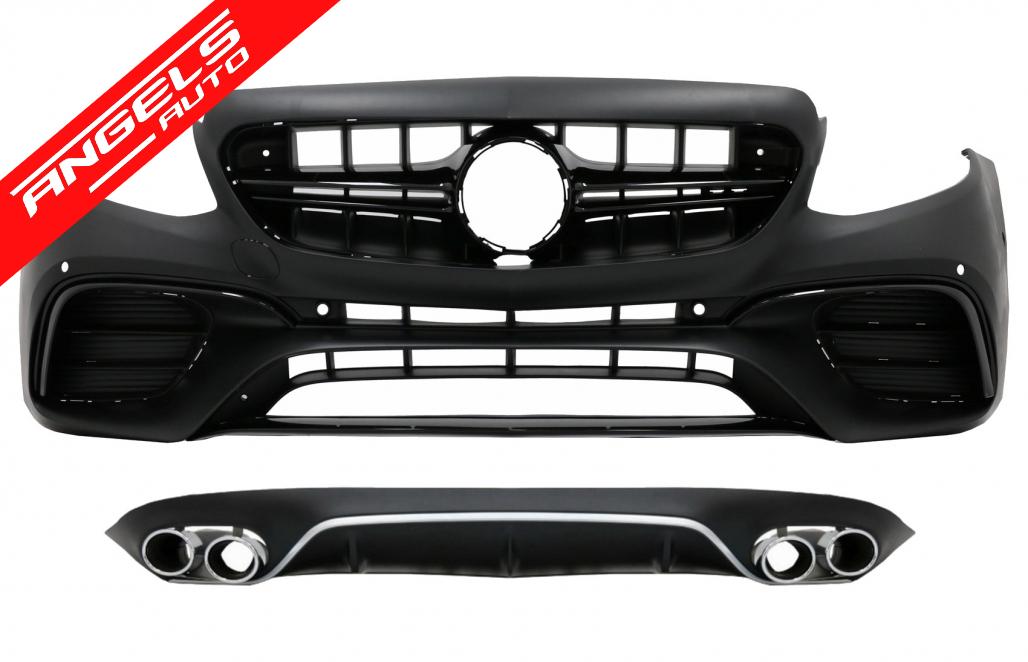 Bara Fata cu Difuzor Tobe compatibila cu Mercedes E-Class C238 A238 2016+ E63S Look
