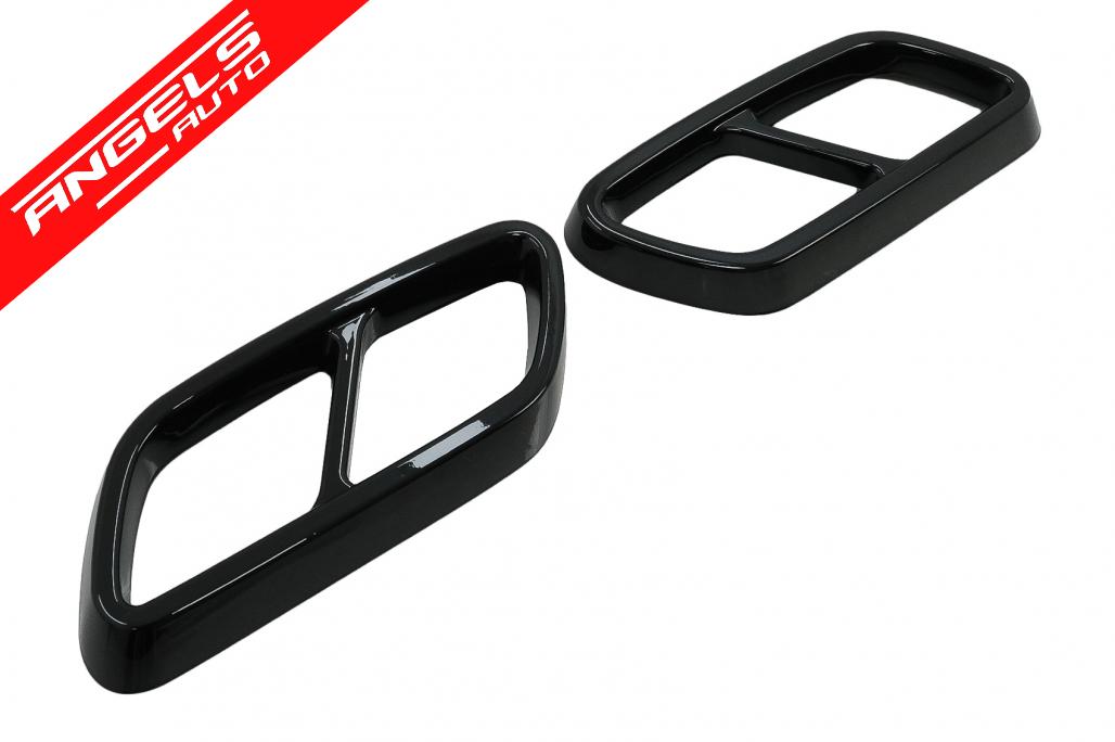 Ornamente tobe compatibile cu Mercedes C-Class W206 S206 (2021-Up) Negru Lucios - imagine 5