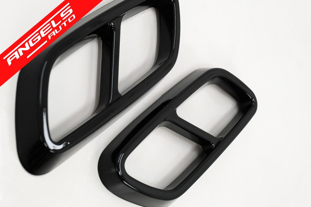 Ornamente tobe compatibile cu Mercedes C-Class W206 S206 (2021-Up) Negru Lucios - imagine 7