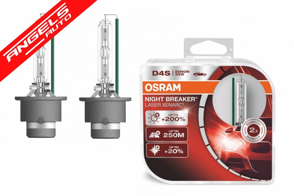 Bec x2 Auto Xenon Osram XENARC NIGHT BREAKER LASER D4S 35W - imagine 2