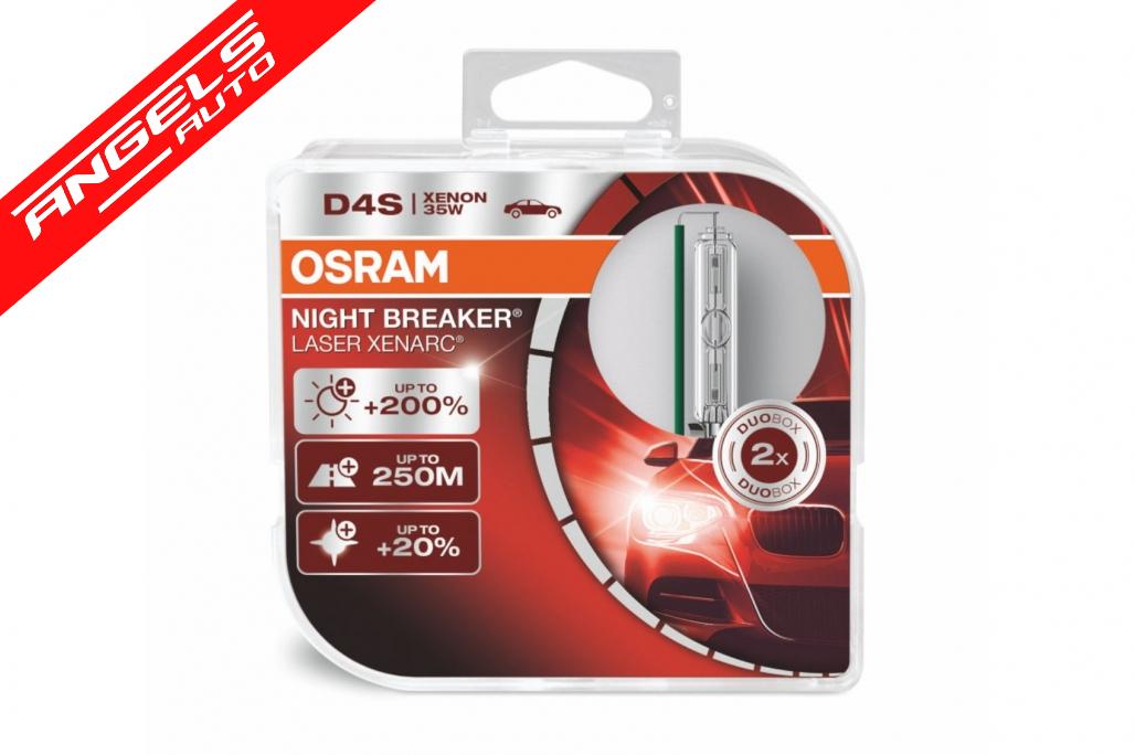 Bec x2 Auto Xenon Osram XENARC NIGHT BREAKER LASER D4S 35W - imagine 3