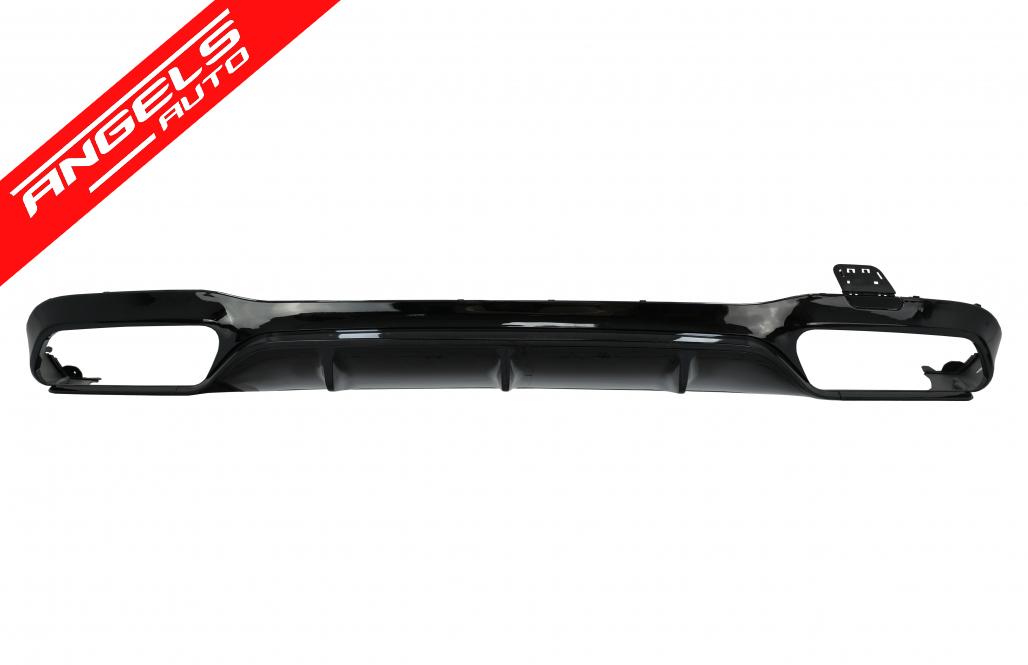 Difuzor Spate Negru Lucios cu tobe compatibil cu Mercedes E-Class W213 E63S Design - imagine 2