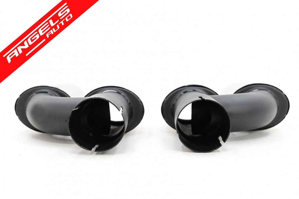 Difuzor Bara Spate compatibil cu Audi A5 F5 Facelift S-Line (2020-up) Negru Lucios - imagine 8
