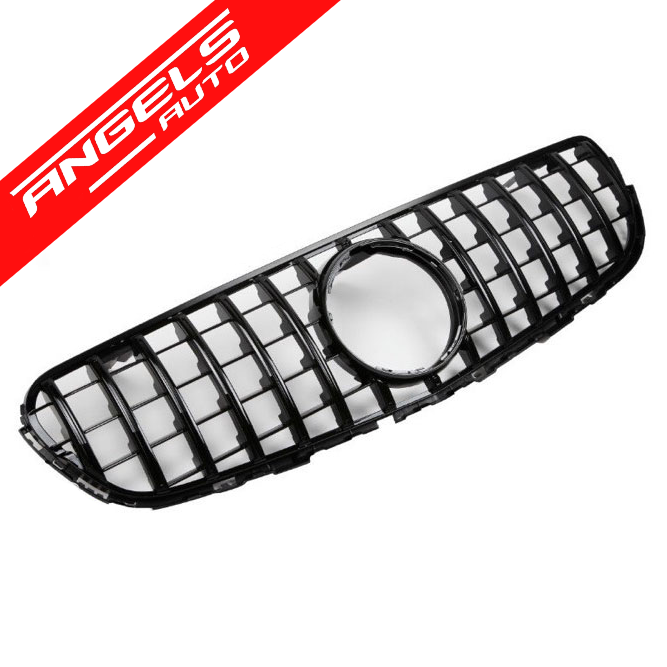 Grila Panamericana compatibila cu Mercedes GLC X253 2015-2018 Negru Lucios