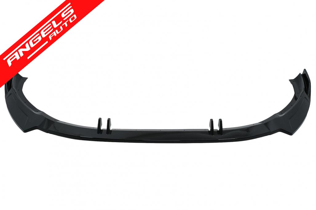 Prelungire Bara Fata compatibila cu Audi A4 B9 Facelift S-Line (2020-) Negru Lucios - imagine 2