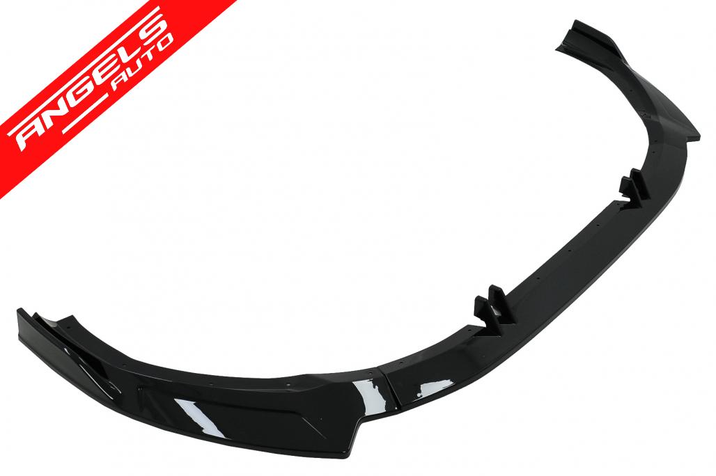 Prelungire Bara Fata compatibila cu Audi A4 B9 Facelift S-Line (2020-) Negru Lucios - imagine 3