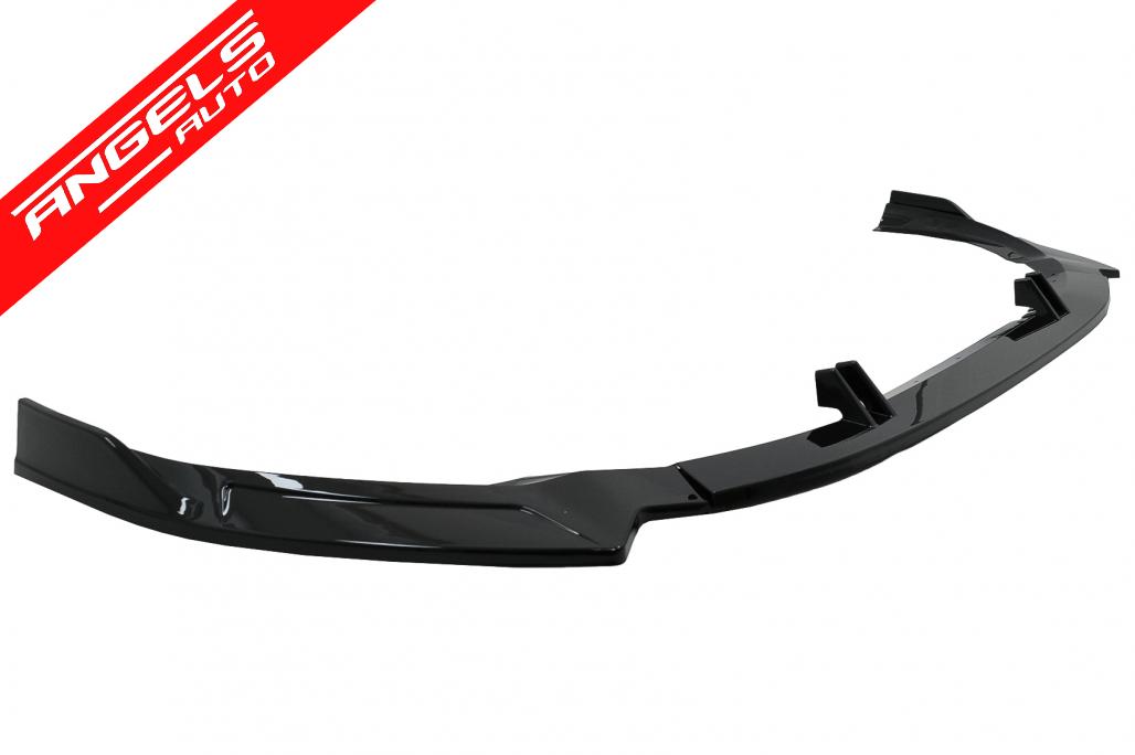 Prelungire Bara Fata compatibila cu Audi A4 B9 Facelift S-Line (2020-) Negru Lucios - imagine 4