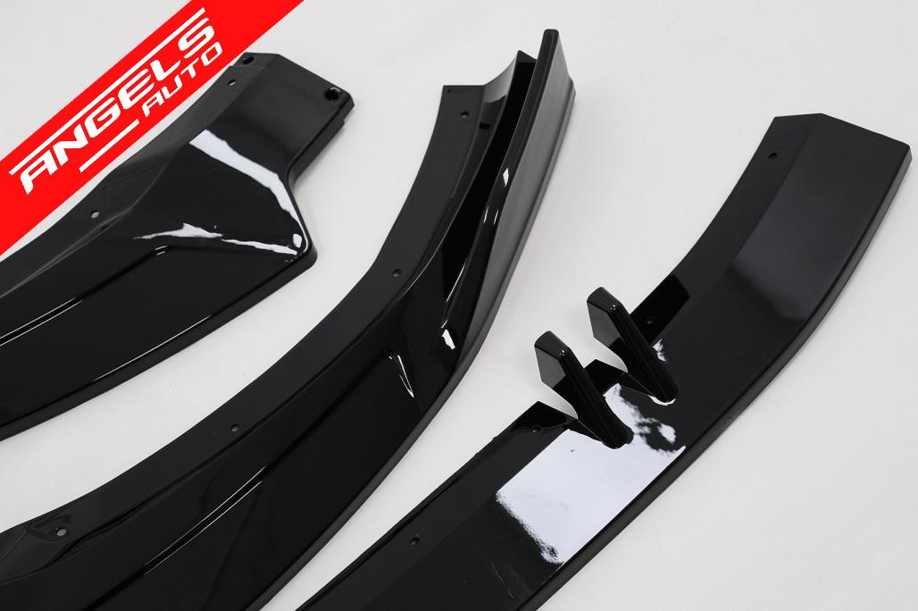 Prelungire Bara Fata compatibila cu Audi A4 B9 Facelift S-Line (2020-) Negru Lucios - imagine 8