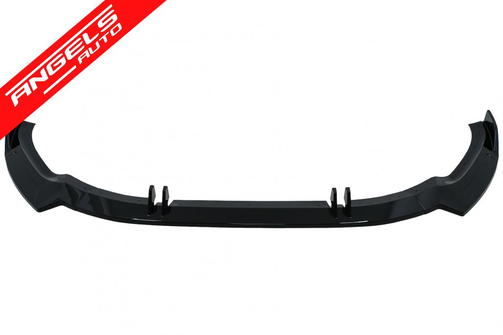 Prelungire Bara Fata compatibila cu Audi A5 F5 Bara S-Line 2020-Up Negru Lucios - imagine 2
