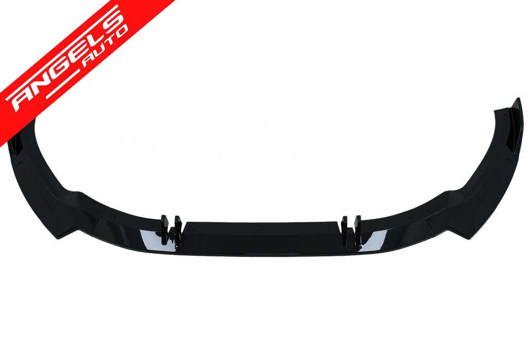 Prelungire Bara Fata compatibila cu Audi A5 F5 Bara S-Line 2020-Up Negru Lucios - imagine 3