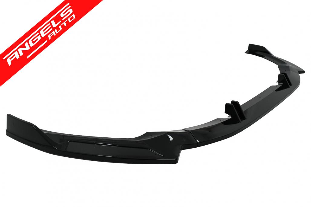 Prelungire Bara Fata compatibila cu Audi A5 F5 Bara S-Line 2020-Up Negru Lucios - imagine 5
