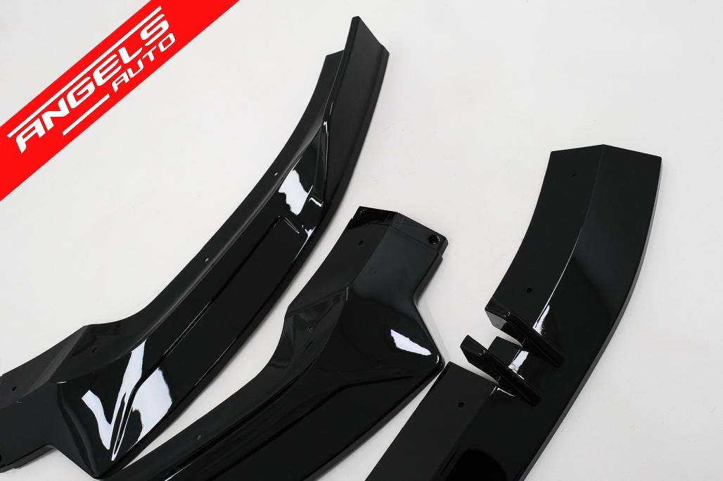 Prelungire Bara Fata compatibila cu Audi A5 F5 Bara S-Line 2020-Up Negru Lucios - imagine 8