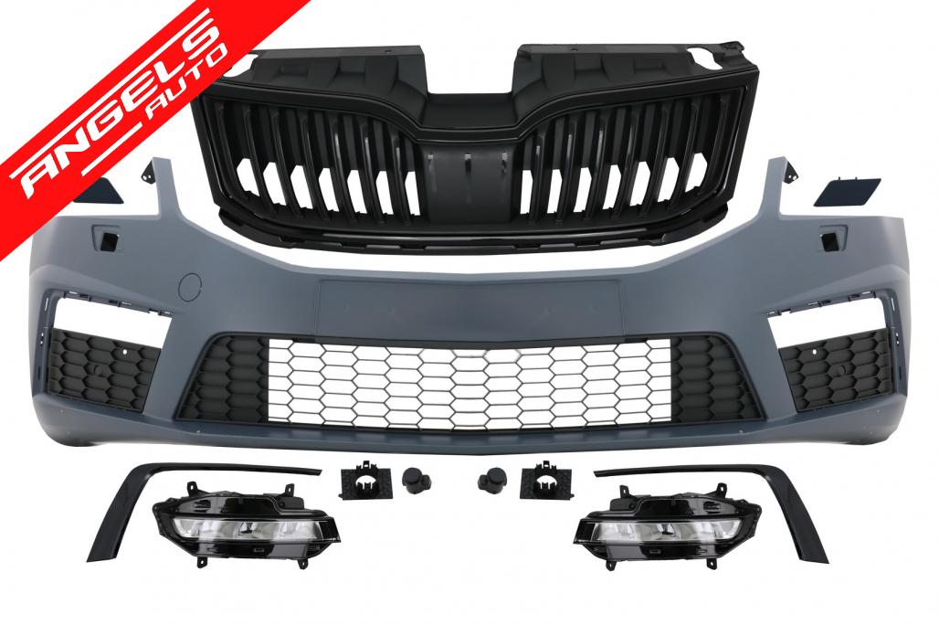 Bara Fata compatibila cu Skoda Octavia 3 5E Facelift (2017-2019) RS Look - imagine 5