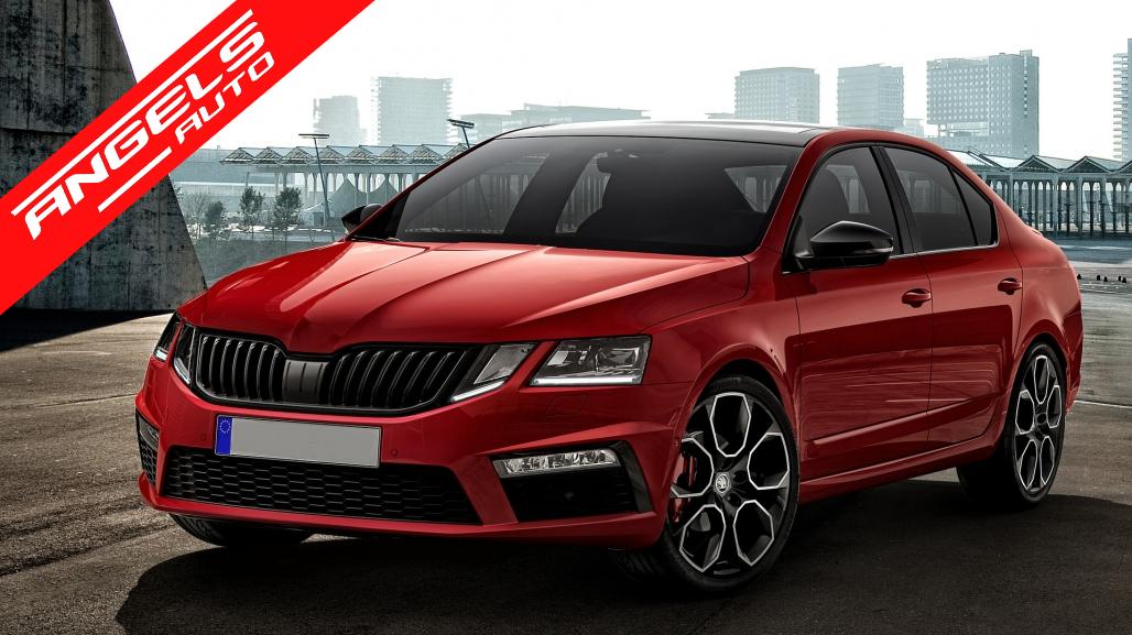 Bara Fata compatibila cu Skoda Octavia 3 5E Facelift (2017-2019) RS Look - imagine 7