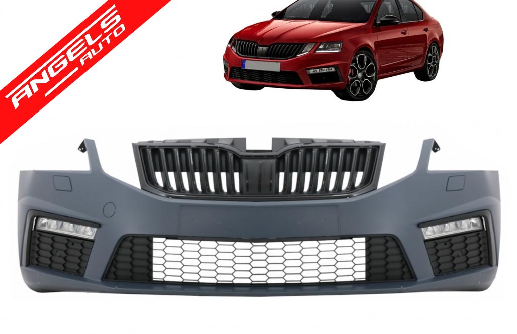 Bara Fata compatibila cu Skoda Octavia 3 5E Facelift (2017-2019) RS Look - imagine 8