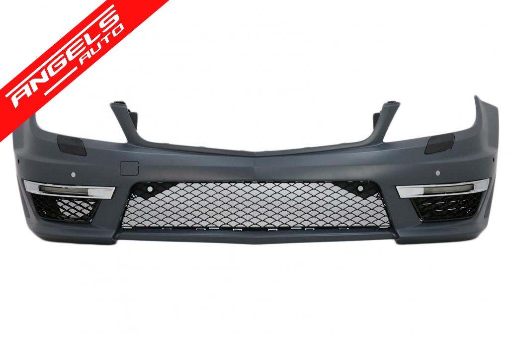 Pachet Exterior compatibil cu Mercedes C-Class W204 (2007-2015) Facelift C63 Design - imagine 5