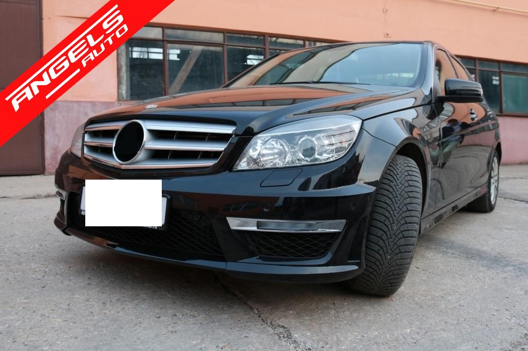Bara Fata compatibila cu Mercedes C-Class W204 S204 C204 (2007-2015) Facelift C63 Design - imagine 6