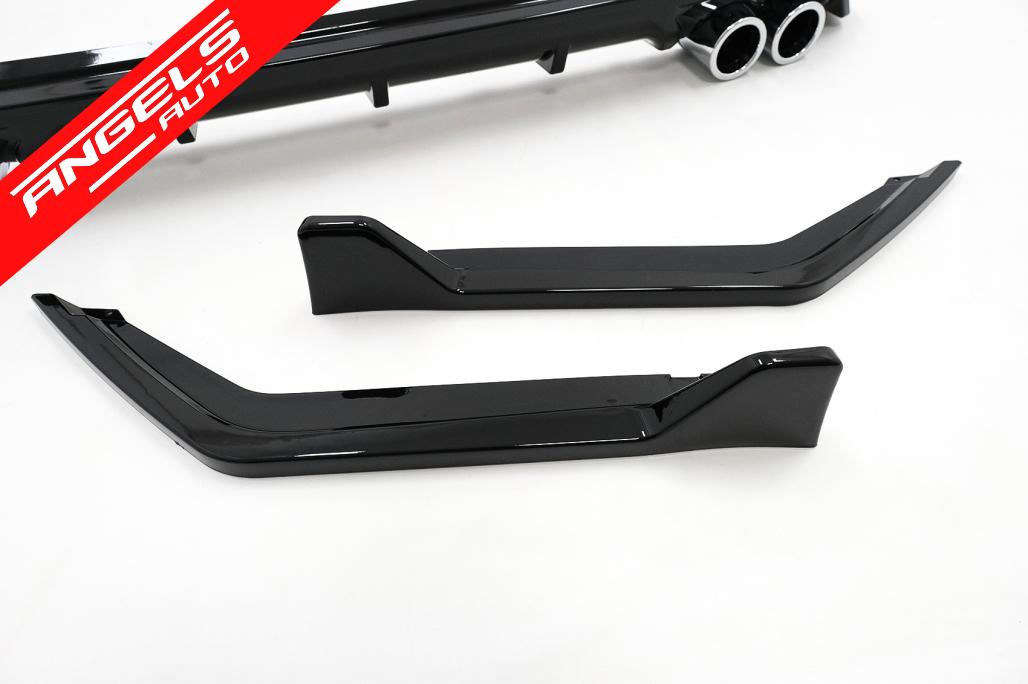 Difuzor Bara Spate cu Flapsuri compatibil cu Toyota Corolla (2019-Up) Negru Lucios (copiază) - imagine 8