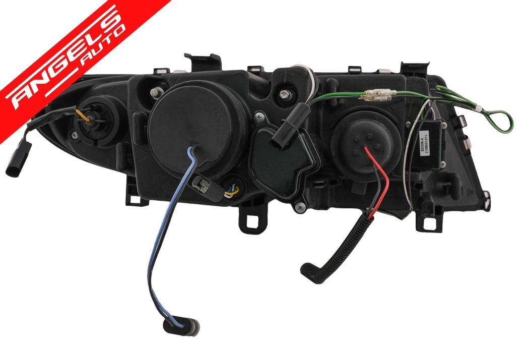 Faruri 3D U LED Angel Eyes compatibile cu BMW Seria 3 E46 Facelift (09.2001-03.2005) - imagine 7