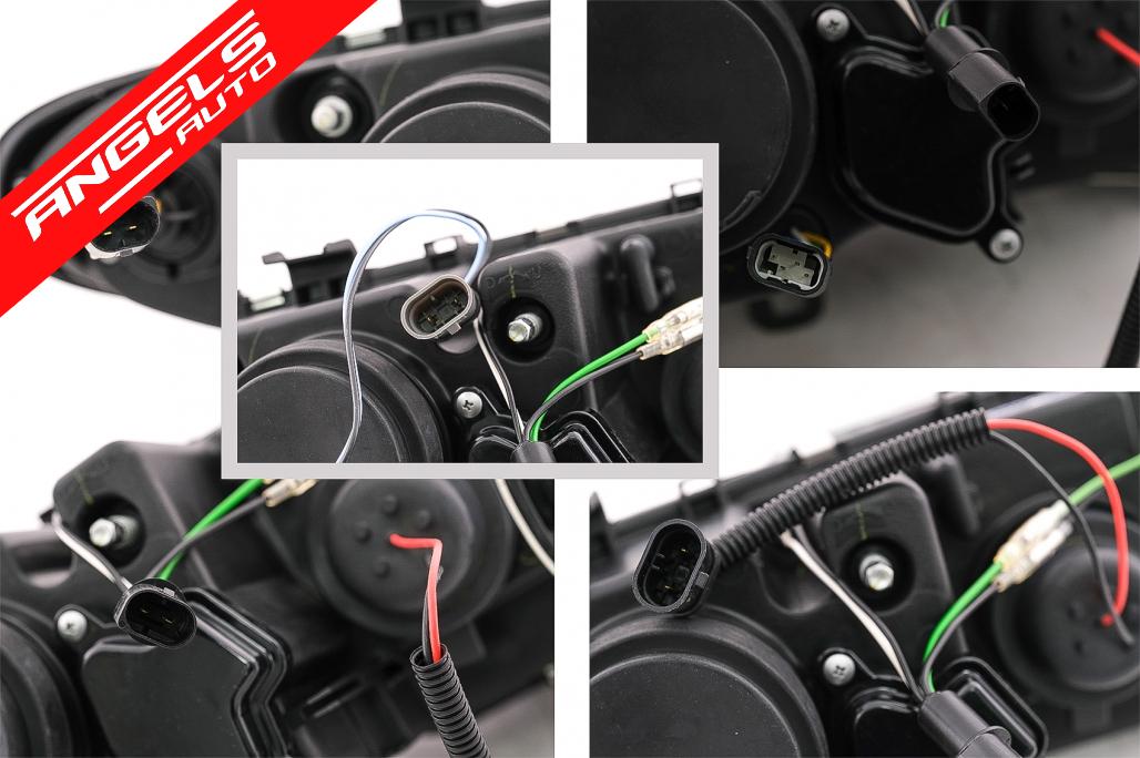 Faruri 3D U LED Angel Eyes compatibile cu BMW Seria 3 E46 Facelift (09.2001-03.2005) - imagine 8