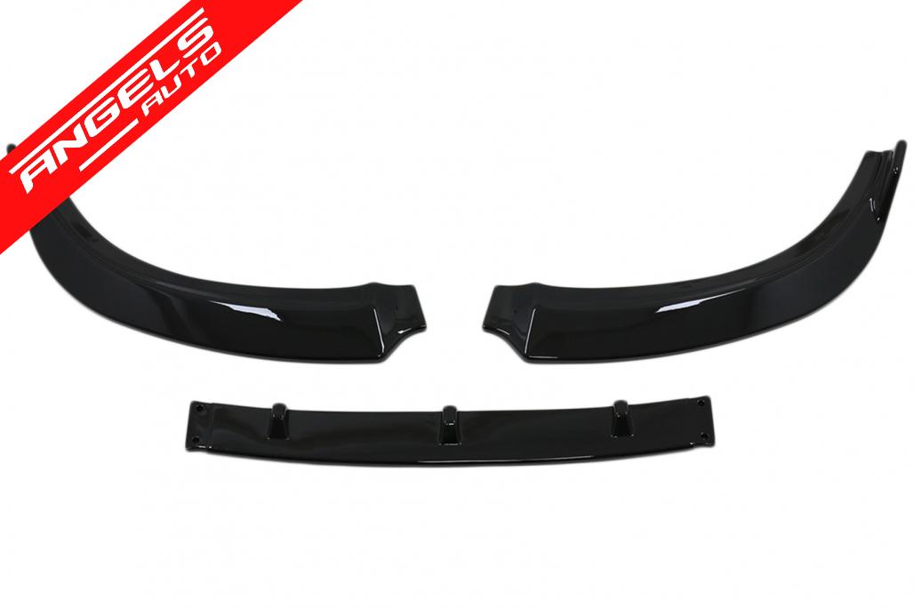 Lip Bara Fata compatibil cu BMW Seria 3 G20 G21 (2018-up) 5usi Negru Lucios - imagine 3