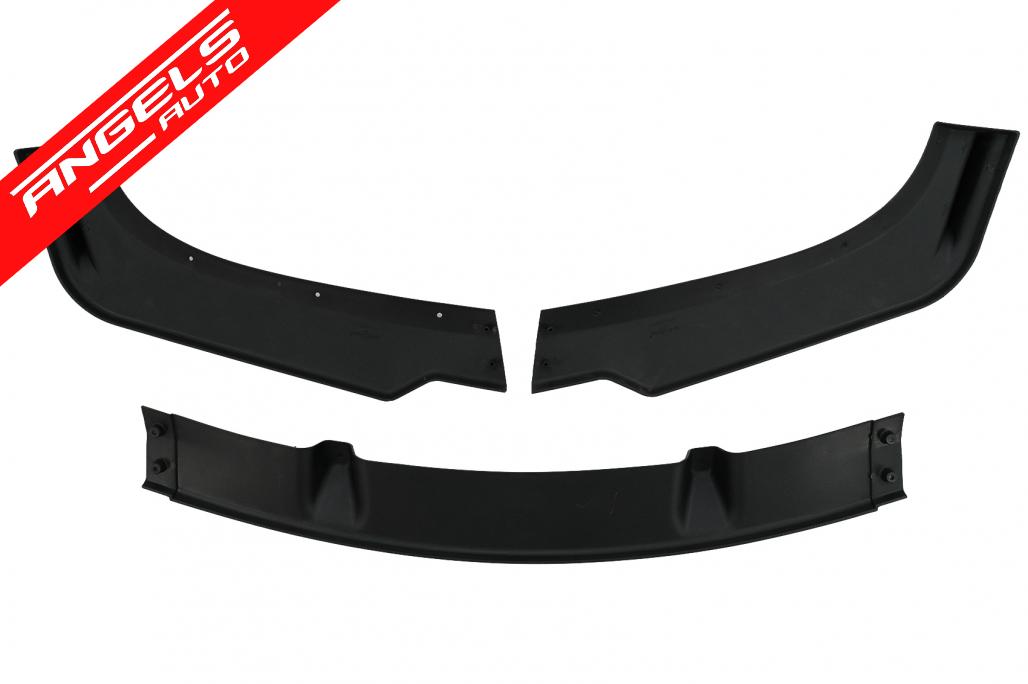 Lip Bara Fata compatibil cu BMW Seria 3 E90 E91 LCI (2008 - 2011) Negru Lucios - imagine 8