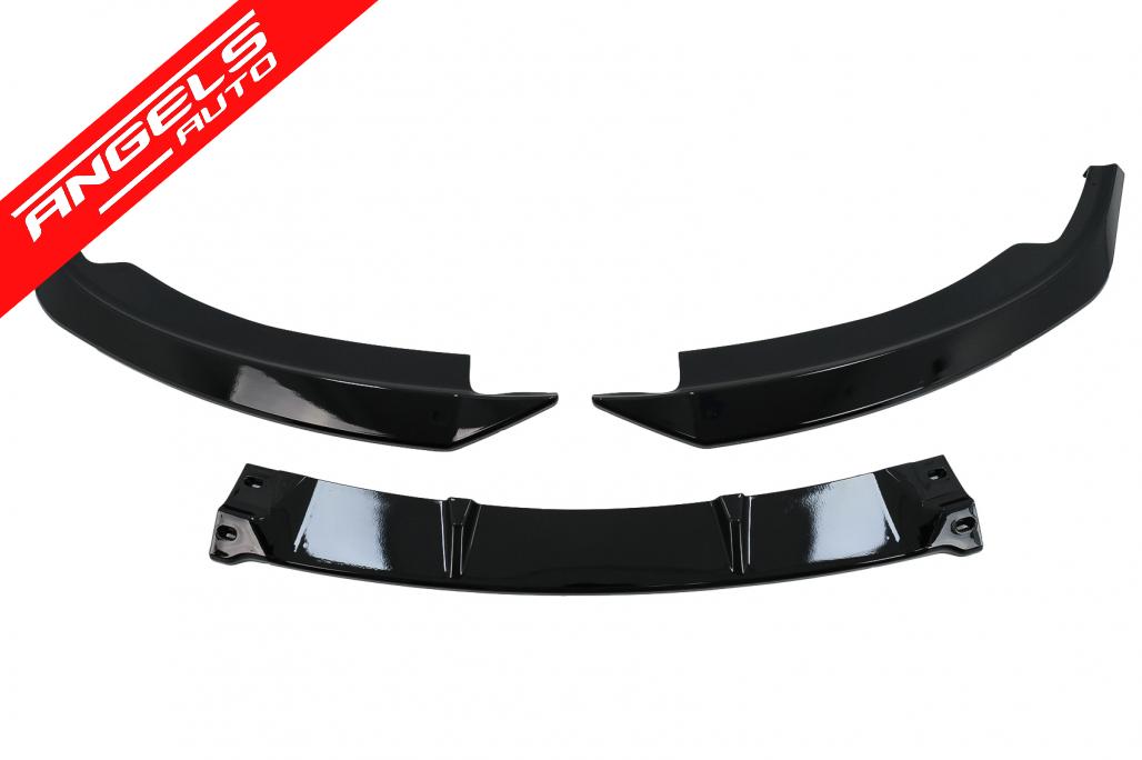 Lip Bara Fata compatibil cu BMW Seria 3 E92 E93 (2006-2009) Coupe Cabrio Negru Lucios - imagine 7