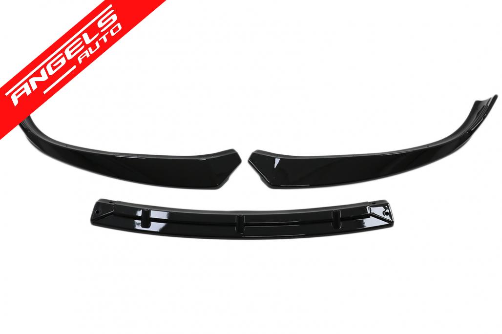 Lip Bara Fata compatibil cu Tesla Model S (2016-2020) Liftback Sedan Negru Lucios - imagine 2