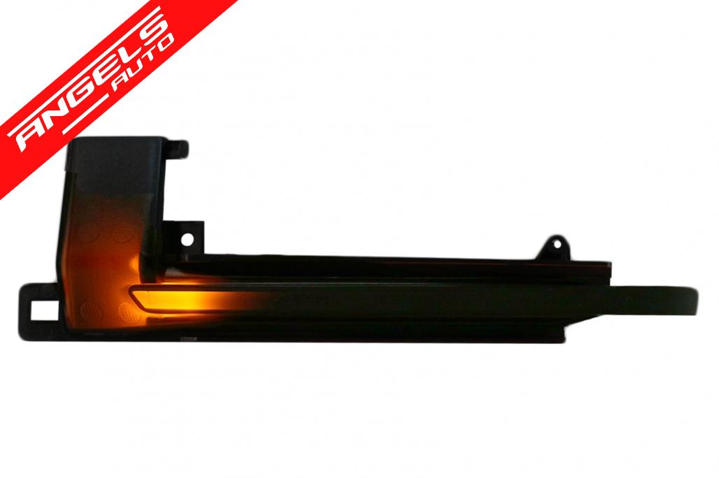 Lampi LED oglinzi compatibil cu Audi A3 8P A4 B8 A5 8T A6 C6 Q3 8U Fumuriu - imagine 2