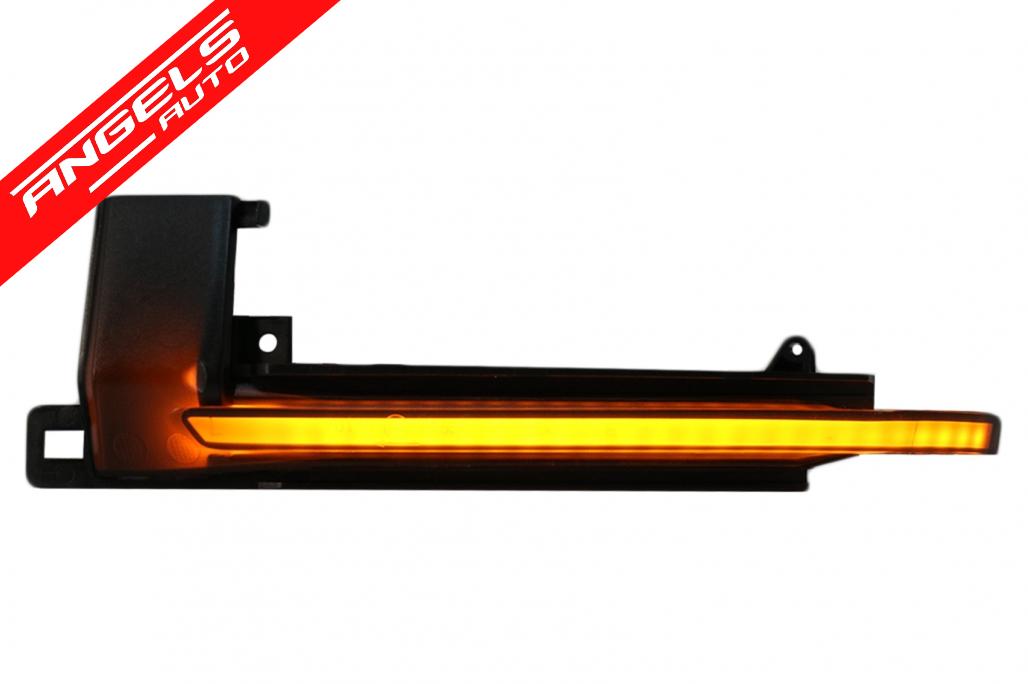 Lampi LED oglinzi compatibil cu Audi A3 8P A4 B8 A5 8T A6 C6 Q3 8U Fumuriu - imagine 3
