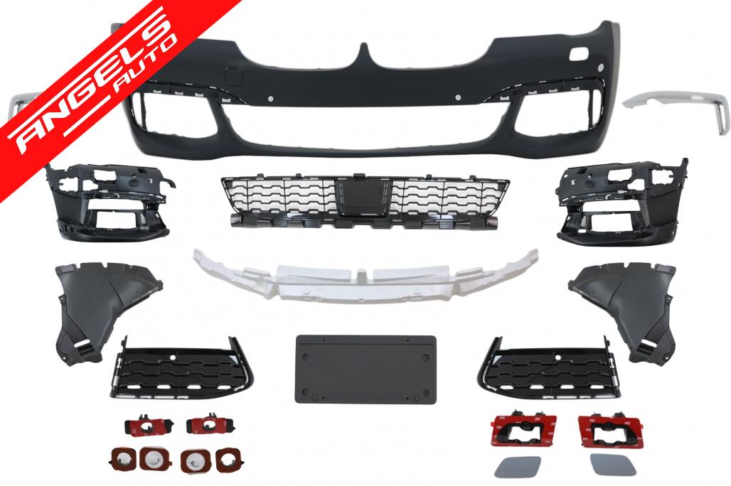 Pachet Exterior compatibil cu BMW Seria 7 G11 G12 (2015-2019) M-Technik Look - imagine 2