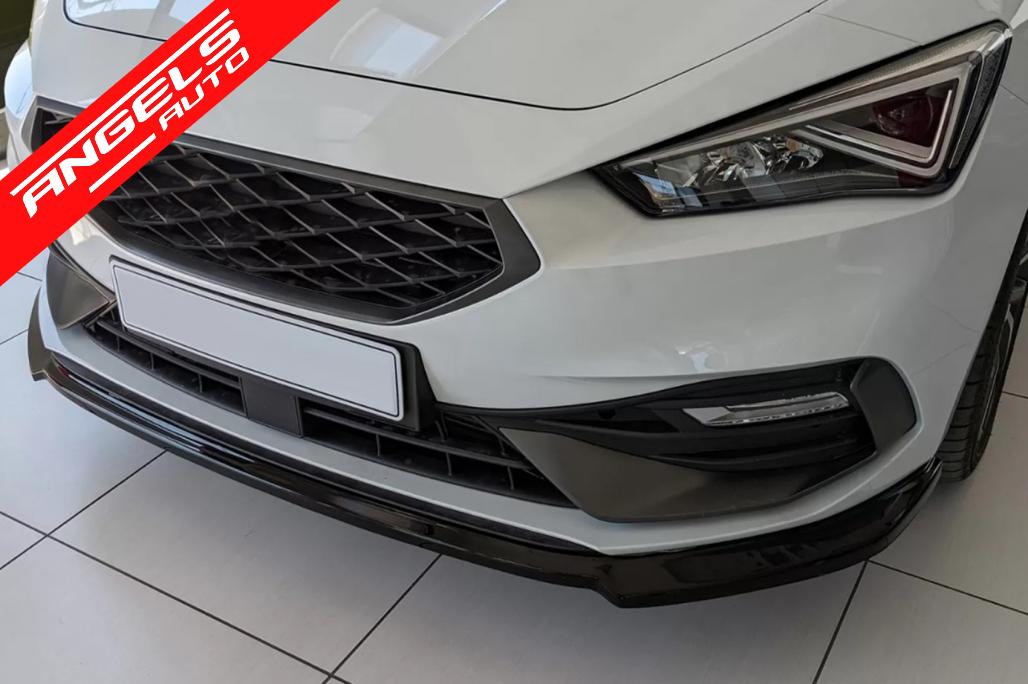 Lip Prelungire bara fata compatibil cu Seat Leon MK4 FR 2020-up Negru Lucios - imagine 6