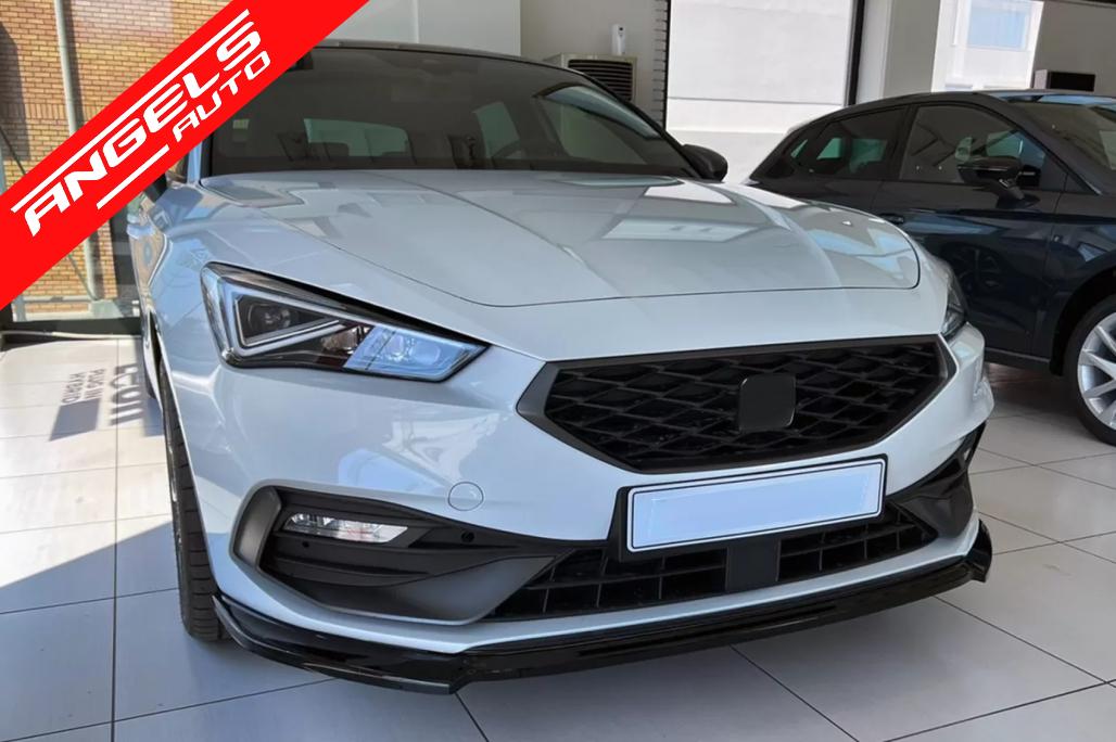 Lip Prelungire bara fata compatibil cu Seat Leon MK4 FR 2020-up Negru Lucios - imagine 7