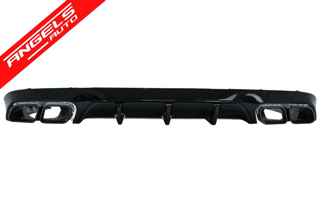 Difuzor Bara Spate compatibil cu Mercedes E-Class C238 AMG Sport Line E63 Night Look