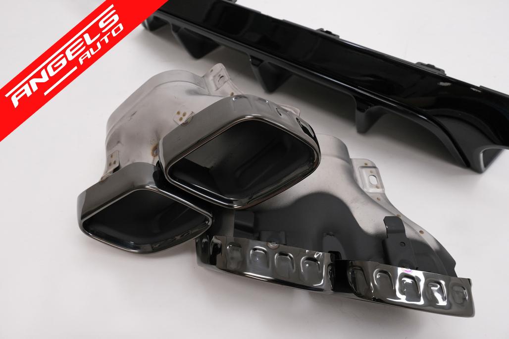 Difuzor Bara Spate compatibil cu Mercedes E-Class C238 AMG Sport Line E63 Night Look - imagine 6