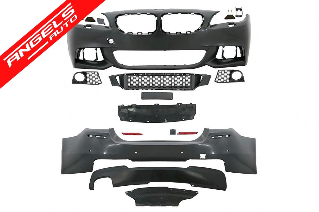 Pachet Kit exterior compatibil cu BMW Seria 5 F10 (2011-2014) M-Technik Design - imagine 9
