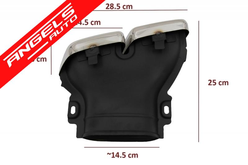 Kit exterior compatibil cu Mercedes E-Class W213 Design (2016-2019) cu Tipsuri Crom - imagine 6