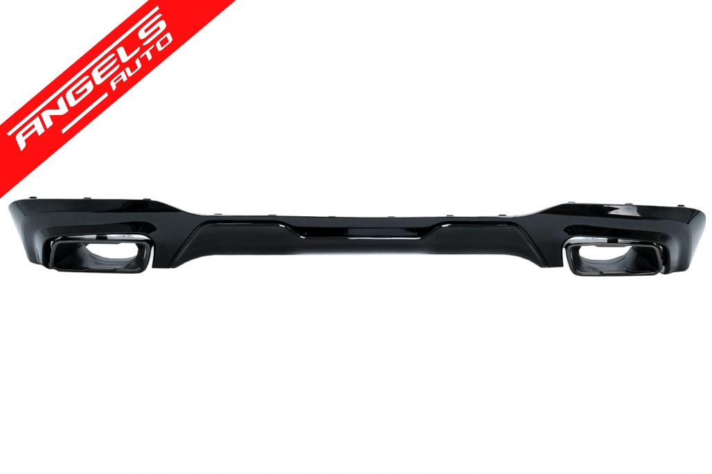 Difuzor Evacuare Dubla Negru Lucios compatibil cu BMW F44 (2020-up) M235I Look - imagine 2